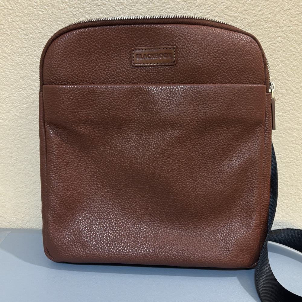 Bugatti Horizon 2 Blackbook Leather Crossbody Bag In Cognac Adjustable Straps - Picture 6 of 16